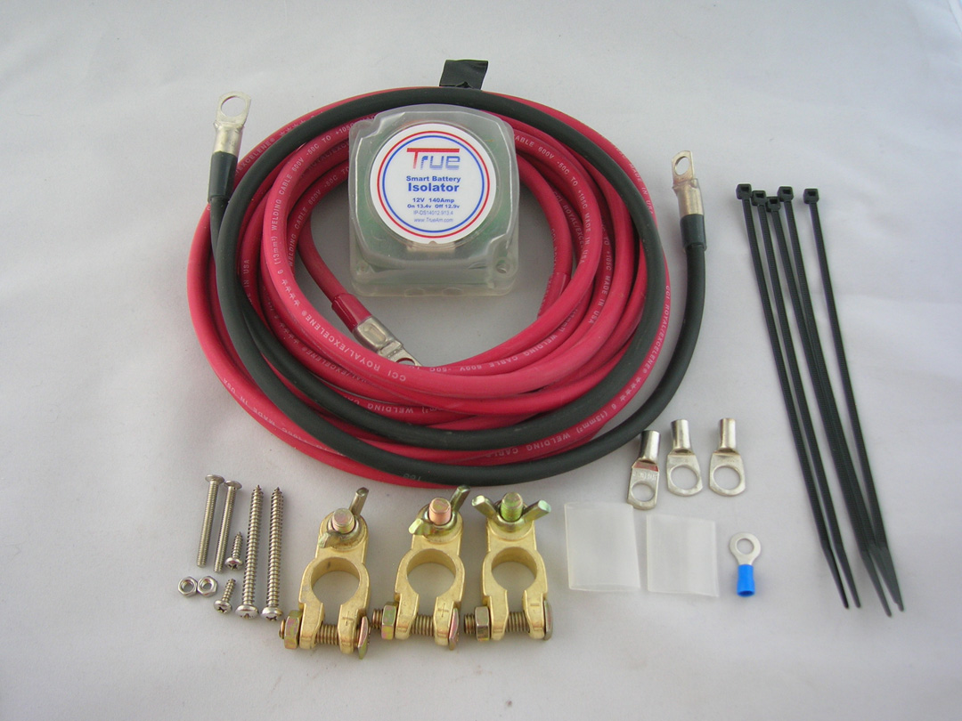 Dodge Ram Dual Battery Kit 1500 2500 With Wiring Diagram by True®