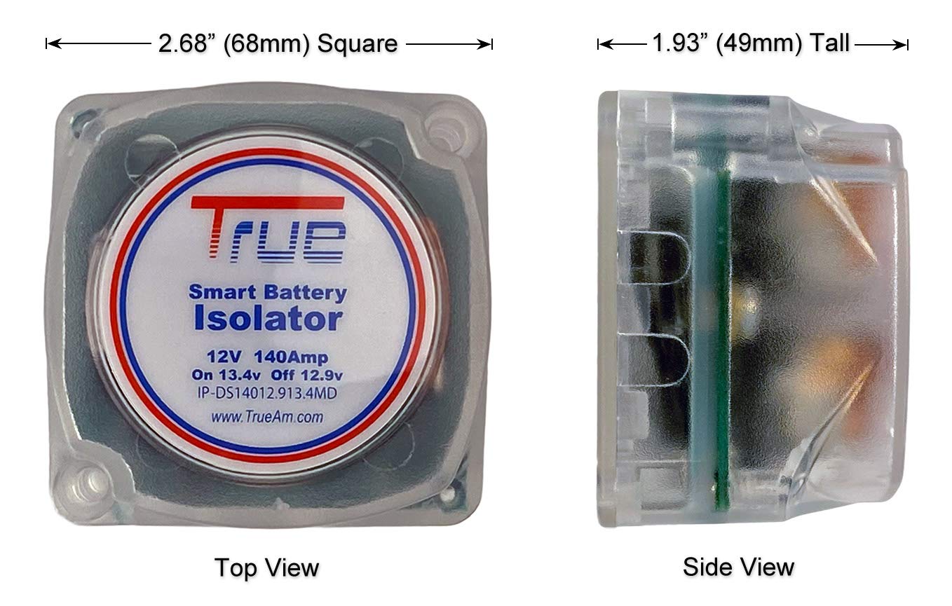 Heavy-duty smart battery isolator